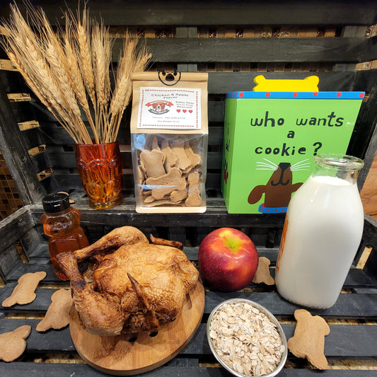 Chicken and Apple Dog Treats 1 LB. Bag